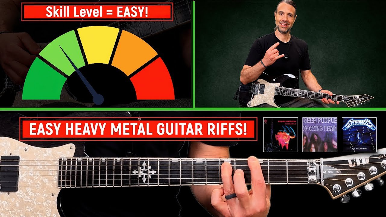 ð¸Heavy Metal Riffs Guitar Lesson - YouTube