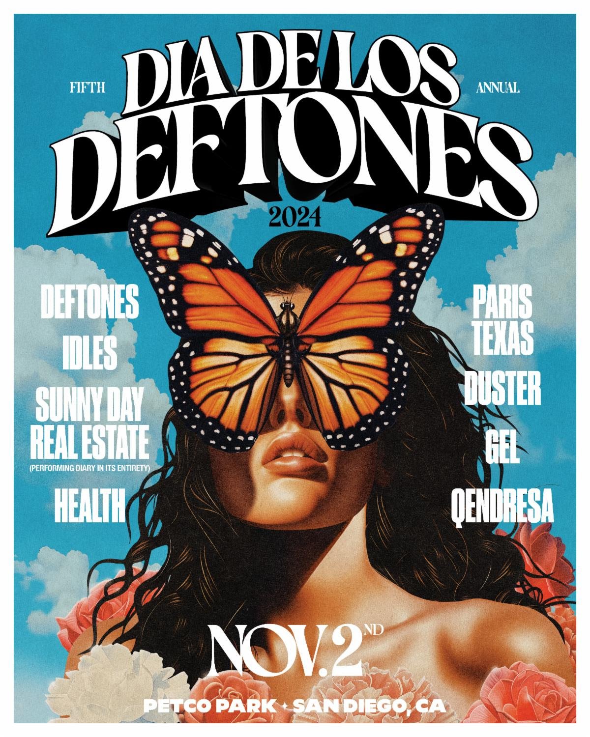 Dia De Los Deftones 2024 poster