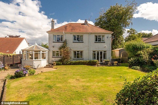 This four-bedroom family house is in the prime Cramond area, with a sitting room extending the full depth of the property  and a south-facing garden too, £760,000