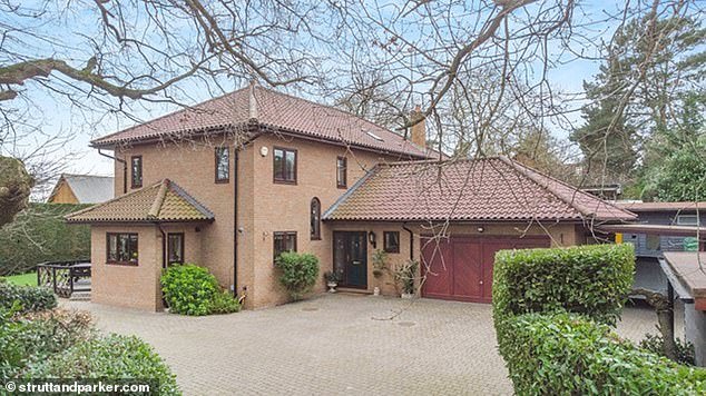 Meadow Lodge is a spacious four-bed house with a terrace, garden room and substantial grounds of over 0.25 of an acre, including garages and al fresco dining spots, £795,000