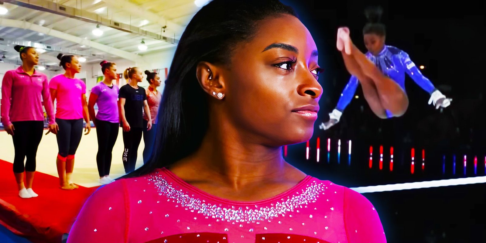 Simone Biles & Gymnasts In Simone Biles Rising