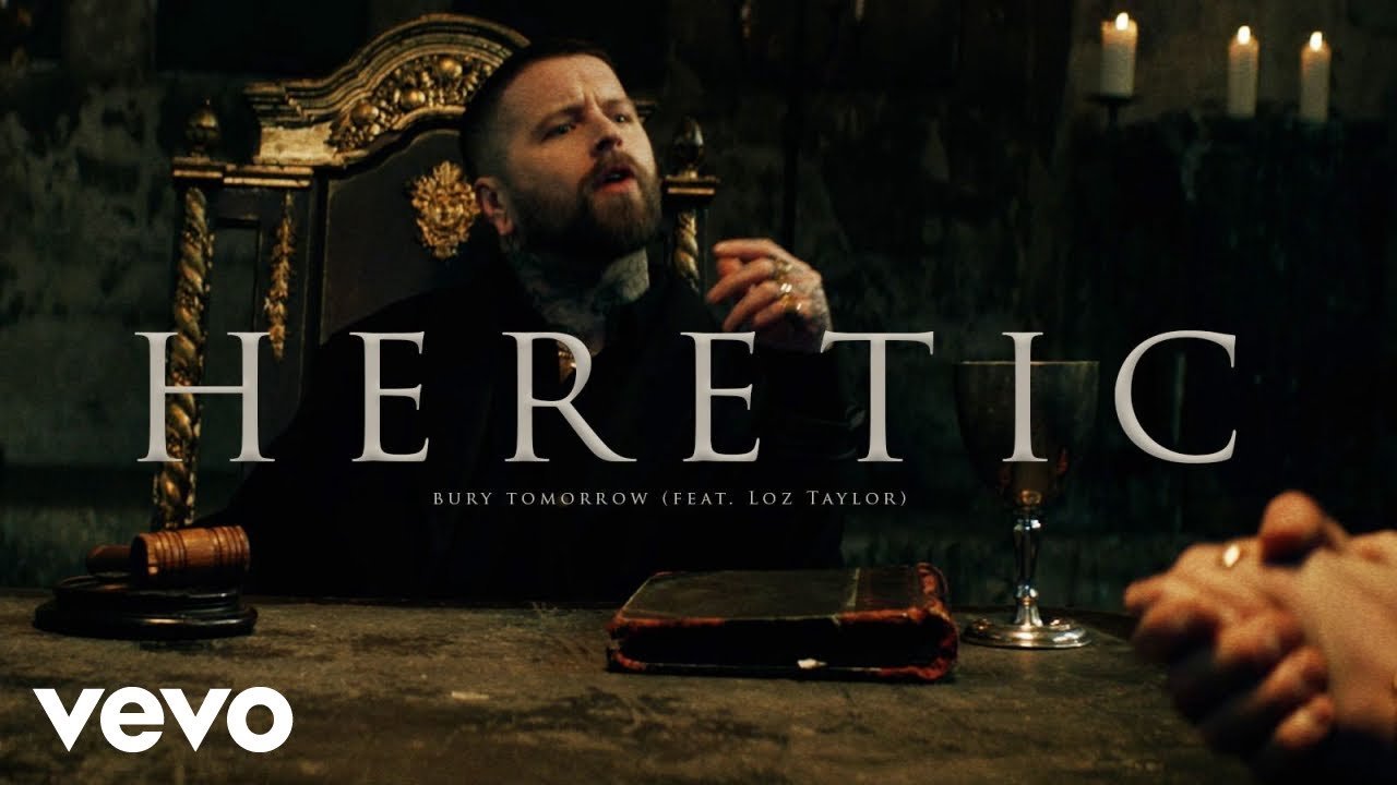 Bury Tomorrow - Heretic (feat. Loz Taylor) (Official Video) - YouTube