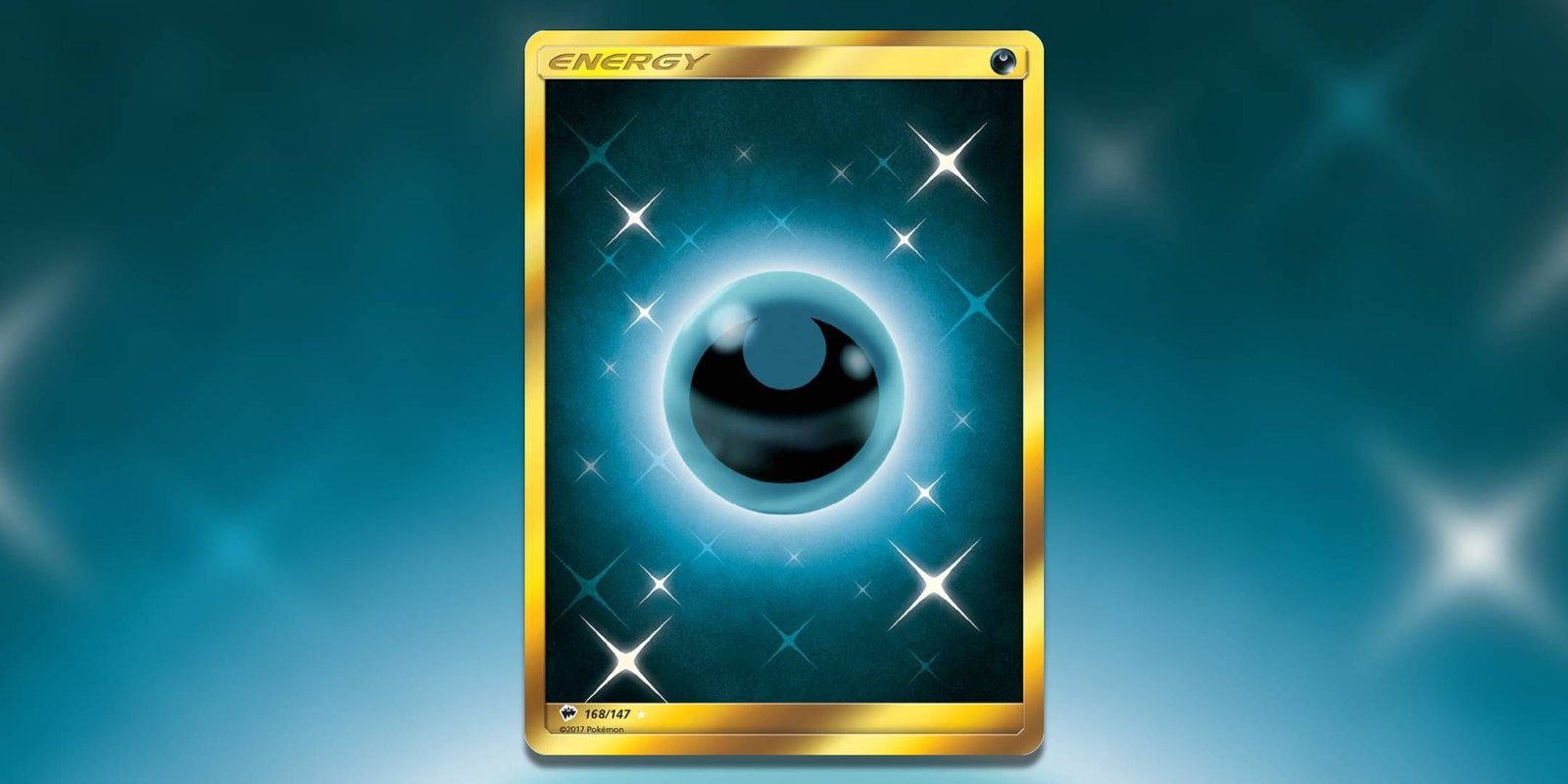 Screenshot of Secret Rare Holo Darkness Energy Burning Shadows Pokemon TCG.