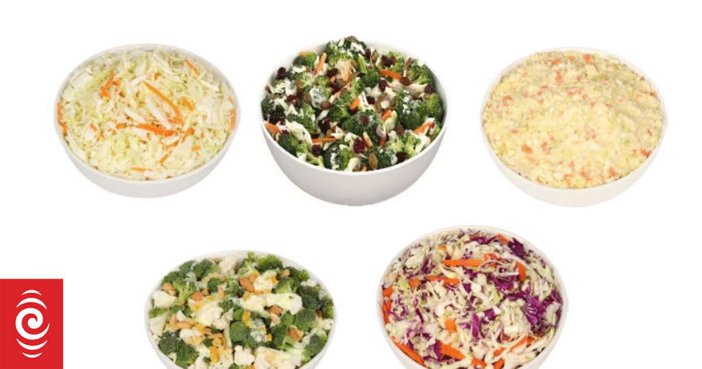 Salads, coleslaws recalled due to presence of metal