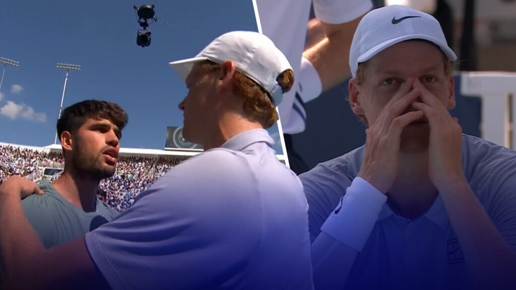 Jannik Sinner: World No 1 faces fitness race for US Open after shock retirement against Carlos Alcaraz in Cincinnati Open final | Tennis News