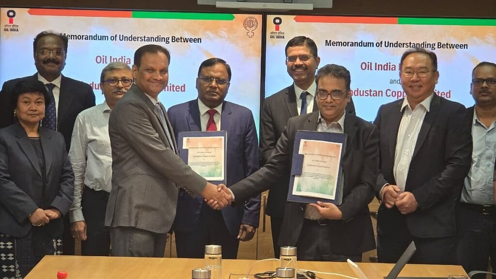 OIL And HCL Sign MoU To Collaborate On Exploration And Development Of Critical Minerals Including Copper And Others