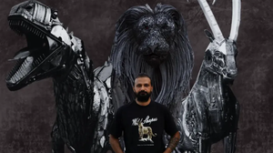 Meet the Islamabad artist turning old metal into beasts of (scrap) steel and hope