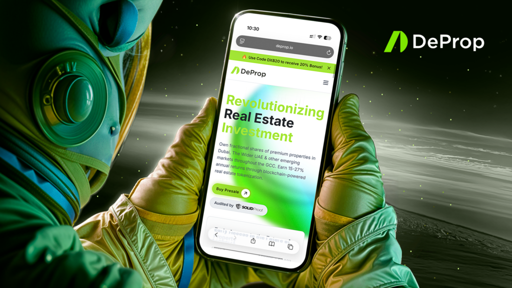 Fractional Ownership Meets DeFi: DeProp’s $DXBRE Token Presale Redefines Property Investment