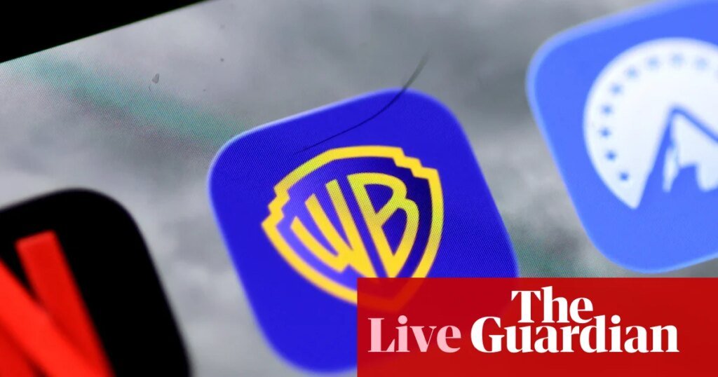 Larry Ellison gives $40bn personal guarantee to Paramount’s bid for Warner Bros Discovery – business live | Business