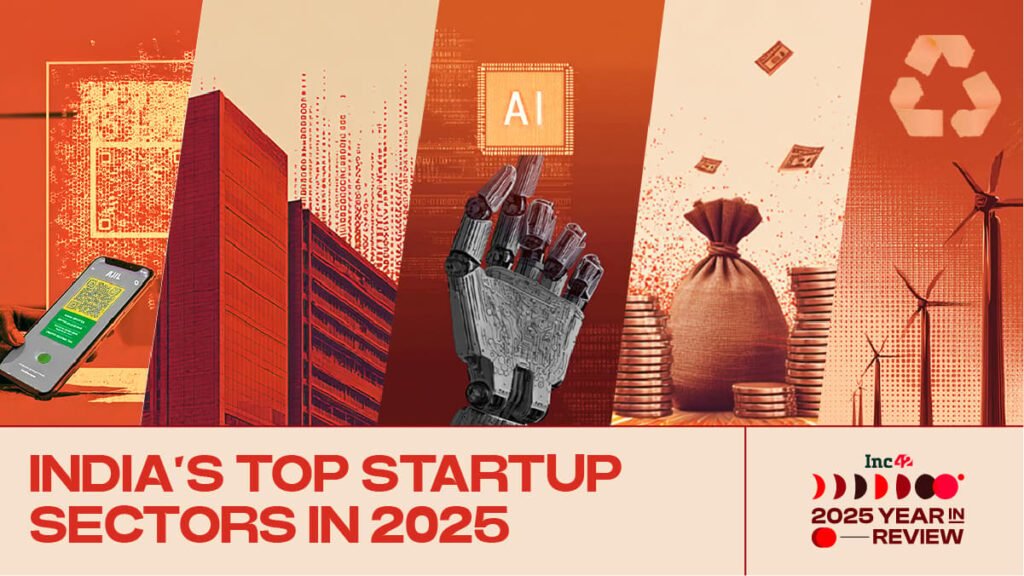 Deeptech Enters Top Sector Ladder In 2025, Fintech & Ecommerce Continues To Lead